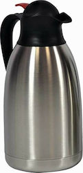 Sidirela Krug Thermosflasche Rostfreier Stahl BPA-frei Silber 2lt mit Handgriff E-1206