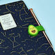 Legami Milano Plastic Clip Magnetic Avocado Green