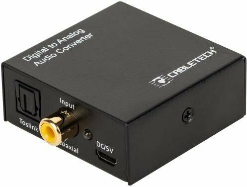Cabletech Μετατροπέας Coaxial / Toslink female σε Coaxial 2x female 1τμχ DM-0857-2