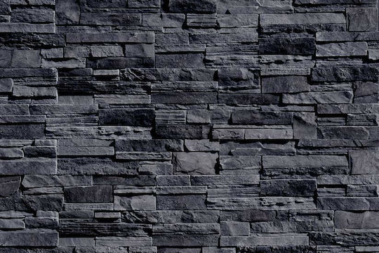 Algostone Karistos Ανθρακί Πέτρα Επένδυσης Τοίχου 48x11cm