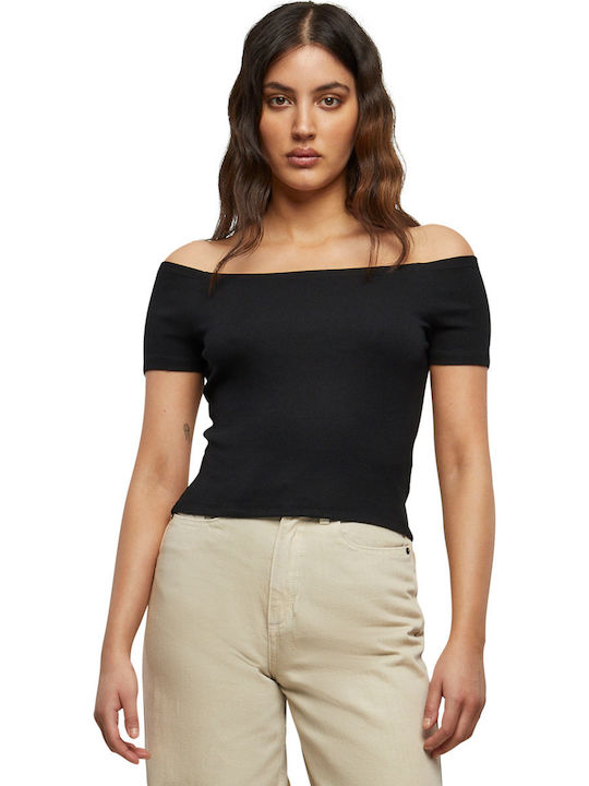 Urban Classics Women's Summer Crop Top Off-Shou...