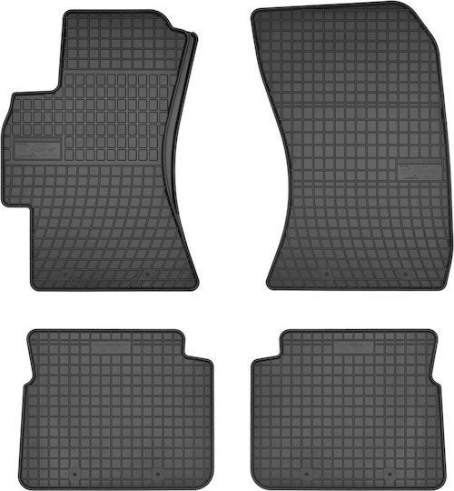 Frogum Σετ Μπροστινά και Πίσω Πατάκια 4τμχ για Subaru Impreza 2007 Μαύρα