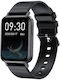 Colmi T10 Smartwatch με Παλμογράφο (Μαύρο)