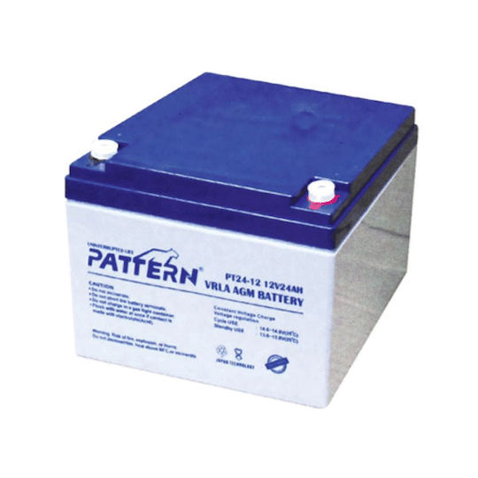 Pattern Battery Photovoltaic Battery AGM Sealed 12V 24Ah (PT24-12)