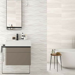 Stn Ceramica Windsor Kitchen Wall / Bathroom Matte Ceramic Tile 50x25cm White