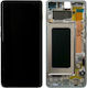 Screen with Touch Mechanism and Frame for Galaxy S10+ White