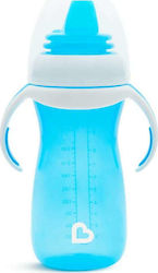 Munchkin Gentle Cup Lernbecher Kunststoff mit Griffen Blau für 9m+m+ 300ml