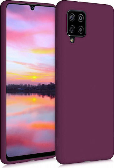KWmobile Back Cover Σιλικόνης Μπορντό (Galaxy A42)