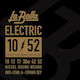 La Bella Electric Guitar Strings Nickel Wound Set 10 - 52 Inches Light Top Heavy Bottom