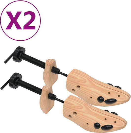 vidaXL Lemn masiv Calapod 41/46 4buc