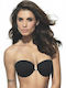 Lynette Μαύρο Strapless Σουτιέν χωρίς Ενίσχυση