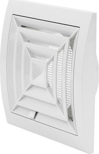 Europlast 101- Perdea de ventilație 14.8x15.3cm Pătrată cu plasă