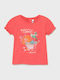 Kids' Shirt Short Sleeve Pink Ecofriends