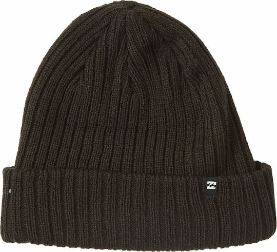 Arcade Beanie Masculin Căciulă cu Tricotaj Rib în culoarea Negru