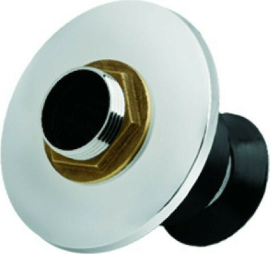 Gloria Lock Nut with Rosette for Countertop Sinks 09-2691 Plumbing Installation Fitting