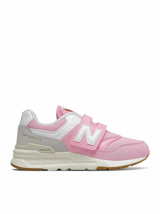 New Balance Hook and Loop 997H Kids Sneakers with Scratch Pink - Main Image