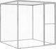 vidaXL 146356 Клетка за котки от Галванизирана Стомана 150брx150брx150брсм.
