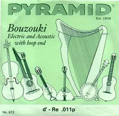 Pyramid Πλήρες Σετ Steel Χορδών για Μπουζούκι Bouzouki 8-Strings 11-30