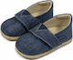 Babywalker Espadrile boteza din material textil Albastru marin