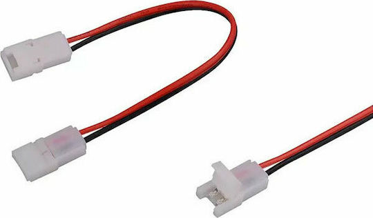 V-TAC Conector pentru benzi LED Flexibil pentru bandă LED de 8 mm cu cablu 2657