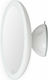 Lanaform Magnifying Round Bathroom Mirror Led made of Plastic 17x17cm White