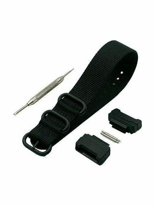 Casio G-shock Fabric Strap Nato Black 16mm