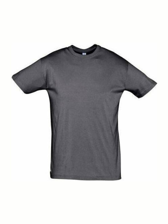 Sol's Regent Ανδρικό Διαφημιστικό T-shirt Κοντομάνικο Mouse Grey