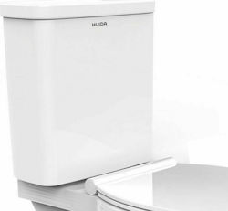 Huida Venezia Wall Mounted Porcelain Low Pressure Rectangular Toilet Flush Tank White