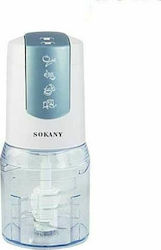 Sokany SM-400 Mini-Zerkleinerer Multi 400W mit Behälter 500ml Weiß