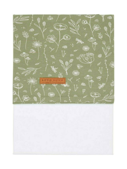 Little Dutch Wild Flowers Baby Sheet Crib Cotto...