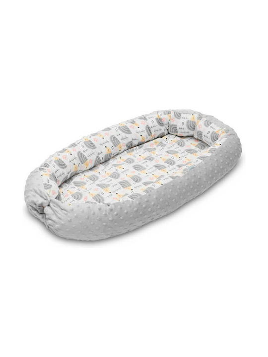 Sensillo Baby Nestkissen Nest Velvet 2286 Gray 80x45cm