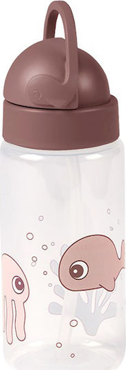 Done by Deer Sea Friends Kids Water Bottle Plastic with Straw Non Spill Coffee 350ml