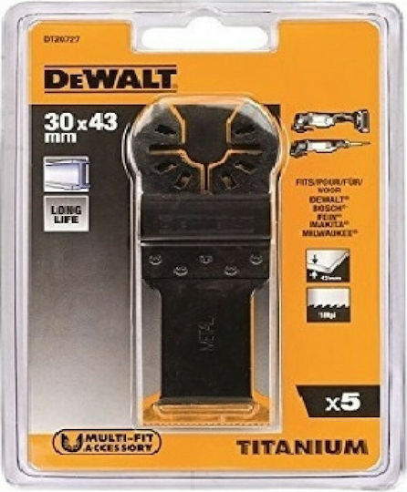 DEWALT Λάμες Πολυεργαλείων 5τμχ DT20727
