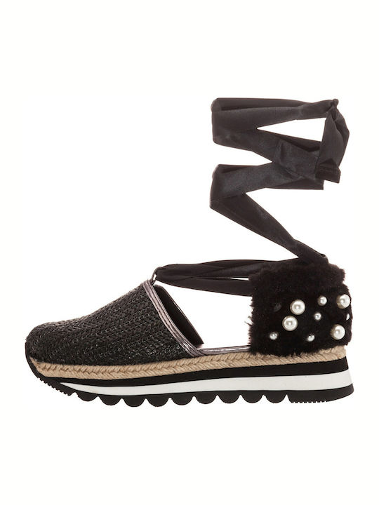 Gioseppo Damen Espadrilles in Schwarz Farbe