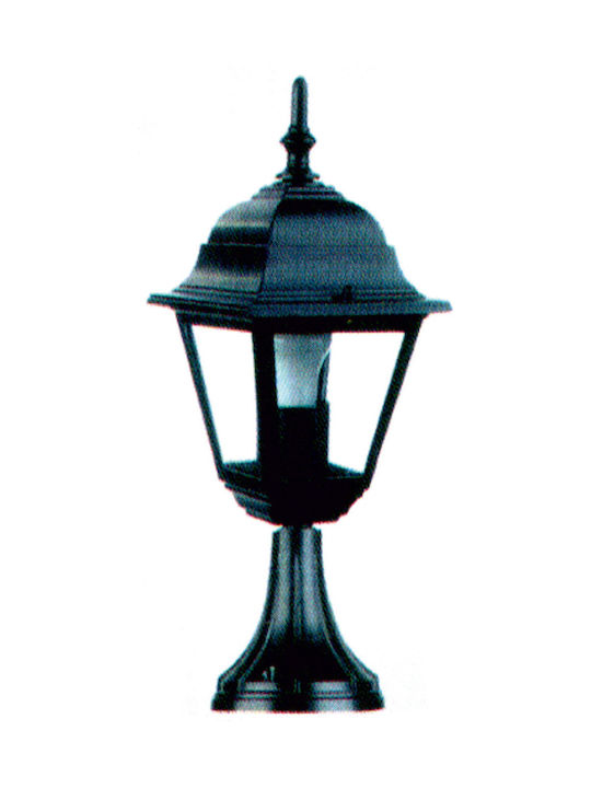 Evivak Outdoor Floor Lamp Laterna IP44 for E27 Bulb Schwarz