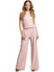 MOE M382 Women's Sleeveless One-piece Suit Pink MOE382