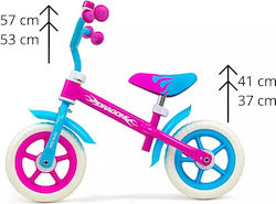 Milly Mally Dragon Balance Bike Φούξια για 2+ Ετών