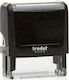 Trodat Printy 4914 Rectangular Self-Inking Text Stamp with Black Ink