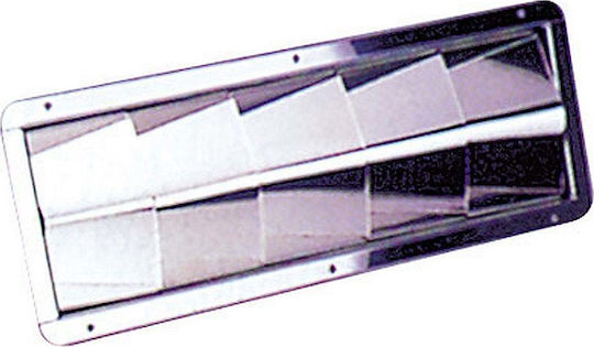 Eval Boat Stainless Steel Air Duct Louver 320x108mm SIlver