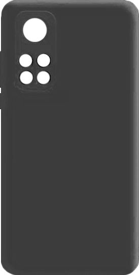 Cti Liquid Umschlag Rückseite Silikon Schwarz (Xiaomi Mi 10T / Mi 10T Pro)