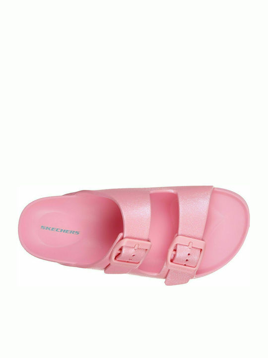 Skechers Șlapi pentru copii Slides Roz Cali Blast Shimmer