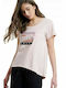 BodyTalk 1211-907228 Women's Athletic T-shirt Baby Powder