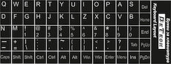 De Tech Keyboard Sticker Latin