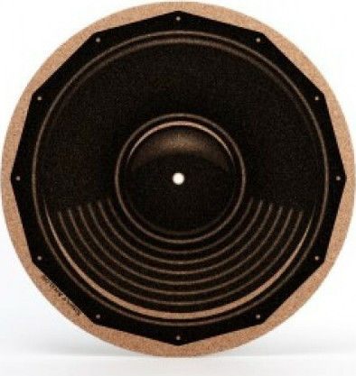Simply Analog Slipmat aus Kork Analog Cork Mat Print Speaker