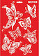 Meyco Stencil Designs Butterflies