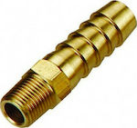 Eval Fuel Connector Brass Pipe Fitting 1/4" 7.9 mm