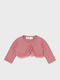 Kids Cardigan Knitted Pink