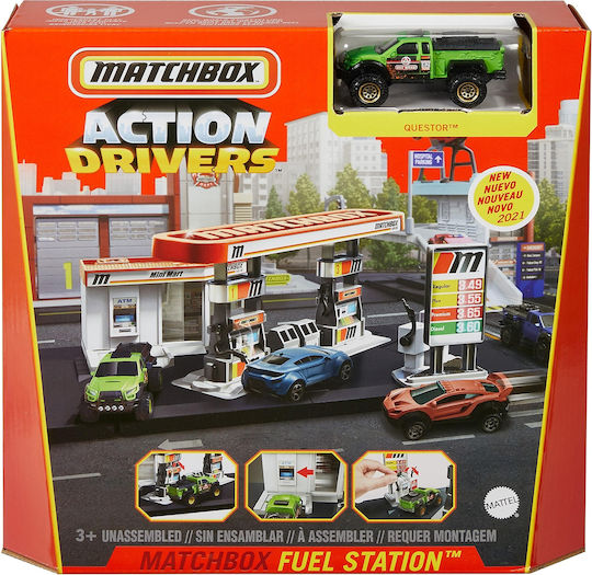 Mattel Matchbox Fuel Station Πίστα για 3+ Ετών