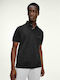 Tommy Hilfiger Ανδρικό T-shirt Κοντομάνικο Polo Μαύρο