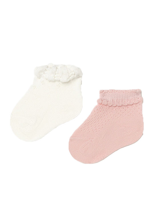 Mayoral Kinderstrümpfe Knöchelsocken Rosa 2 Paare